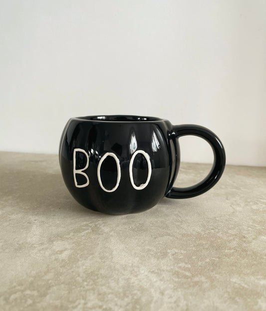 Boo - Ceramic mug (Black)